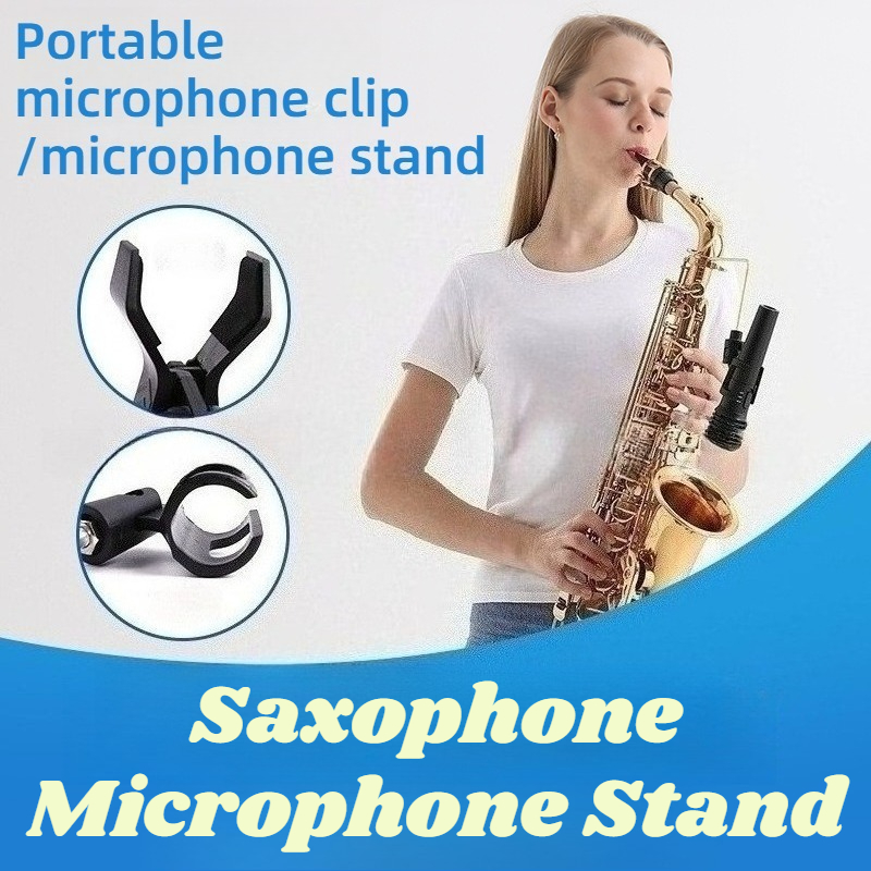 Musical Instrument Accessories - Metal Saxophone Microphone Stand High-quality Scratch-proof