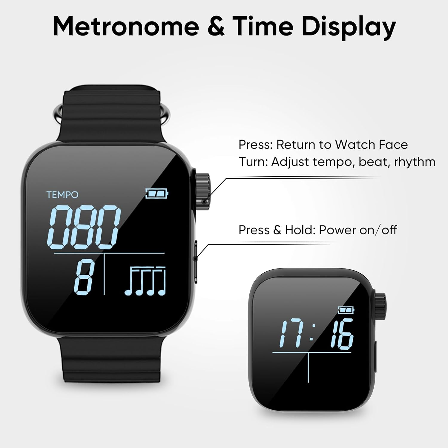 Musical Instrument Names - Wearable Vibrating Metronome 40-240 Bpm Smart