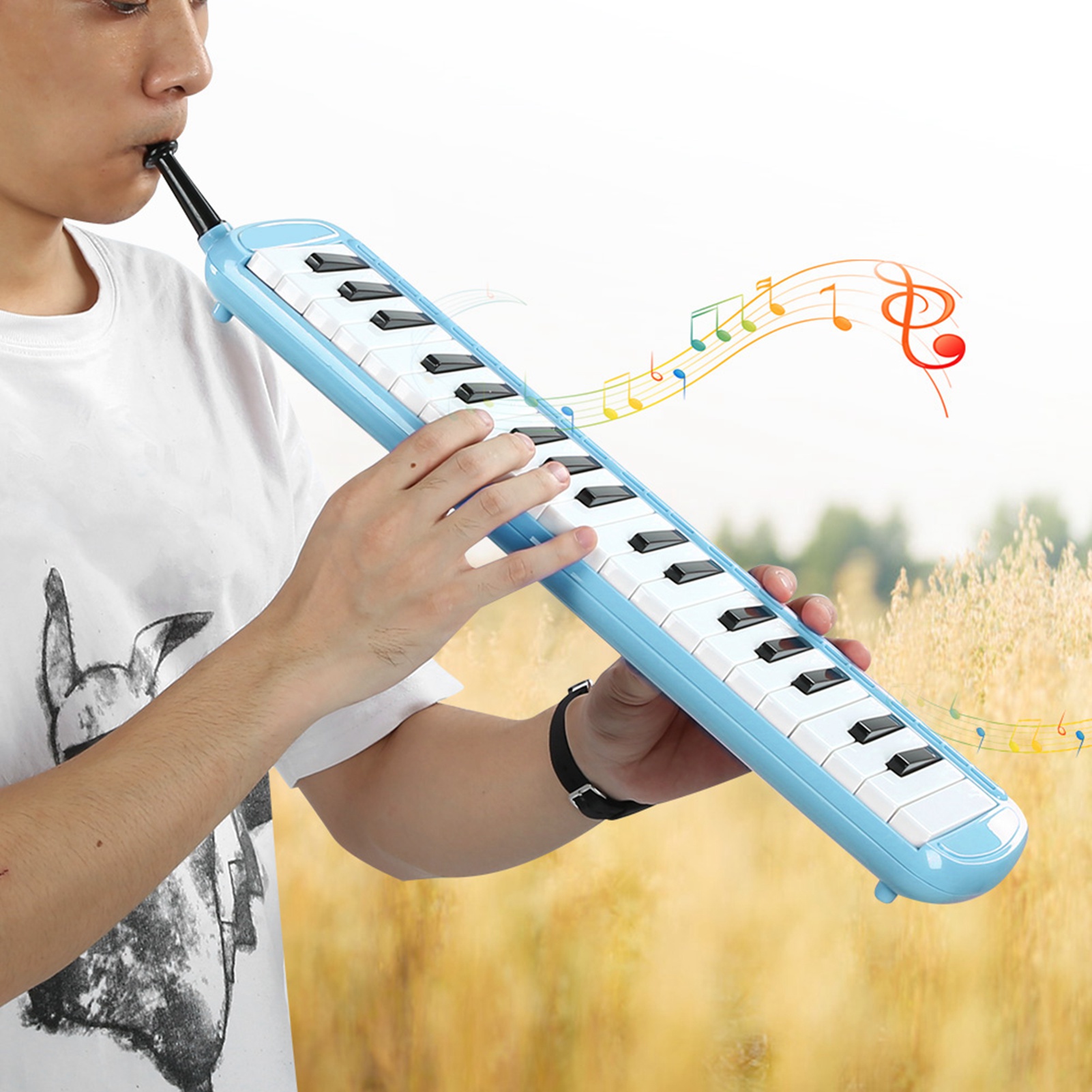 Musical Instrument Melodica - Melodica 37 Key Wind Musical Instrument