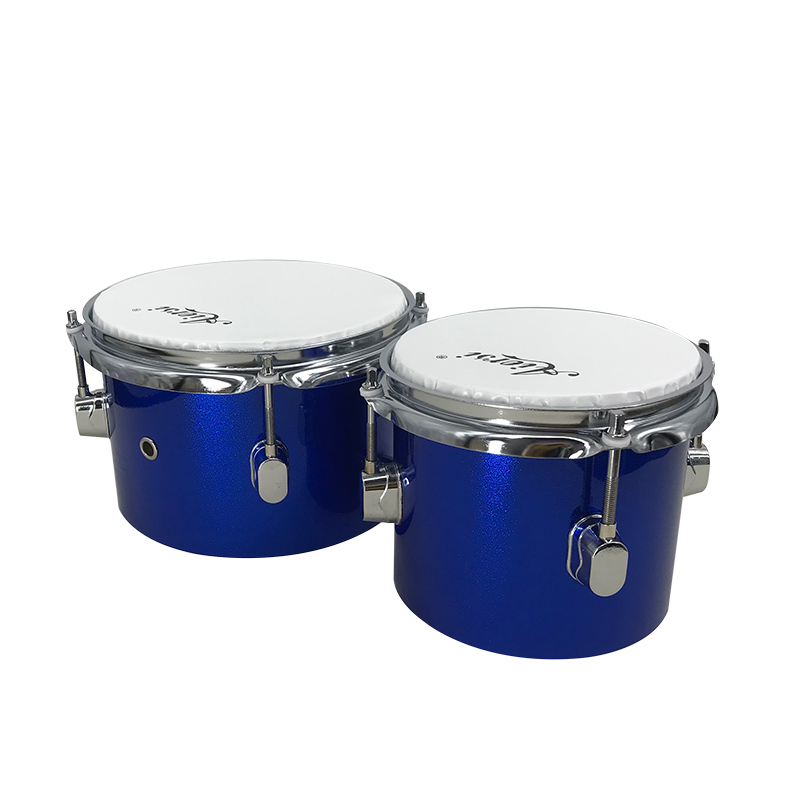 Bongo Drum Set - Blue Colour Custom Brand Made 6/8