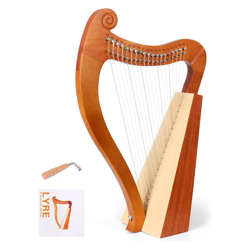 Musical Instrument Names - 15 19 String Mini Harp Lyre