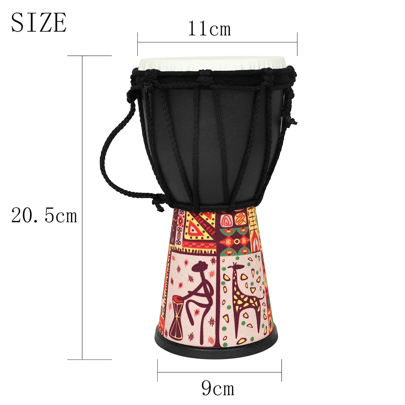 4-Inch African Drum Handmade T - Djembe Hand Drum ulasan dan harga