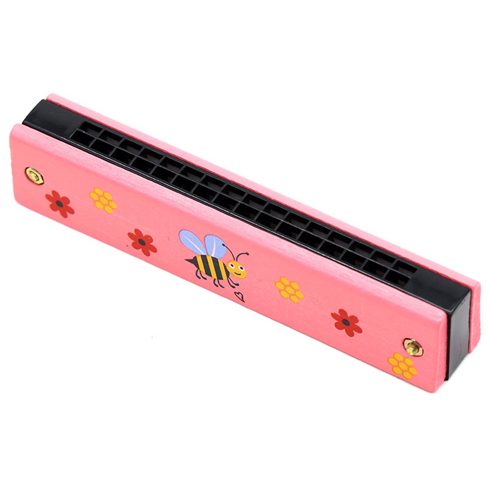 New 16 Holes Wooden Harmonica  - Musical Instrument Melodica ulasan dan harga