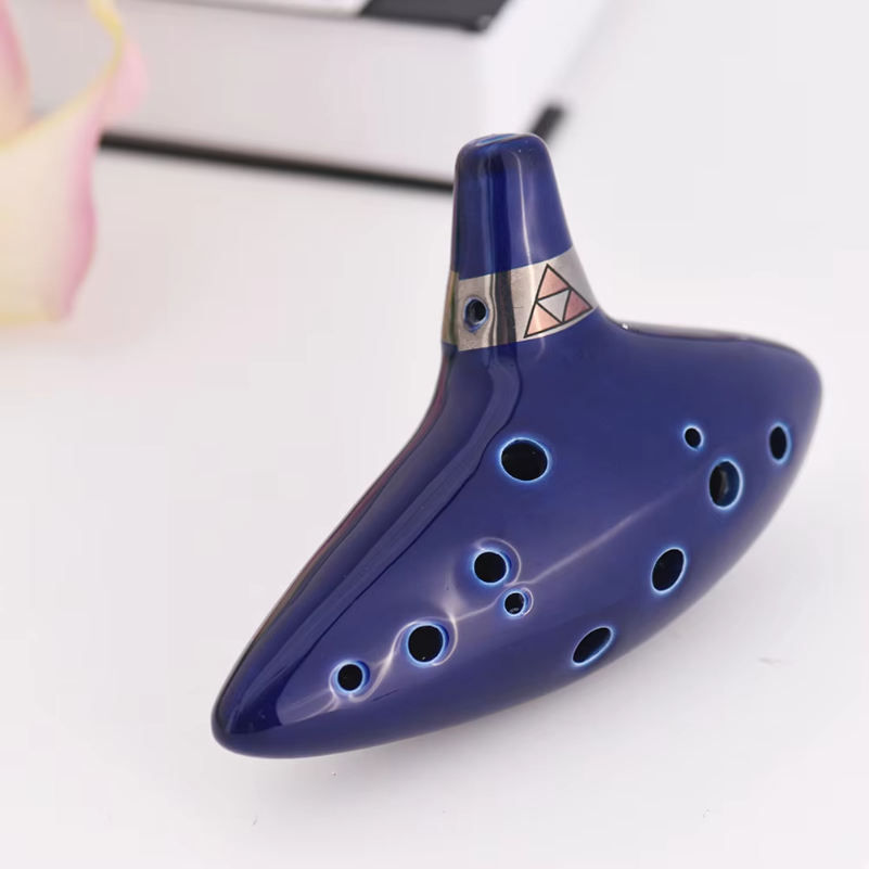 12 Hole Ocarina Ceramic Alto C - Musical Instrument Book ulasan dan harga