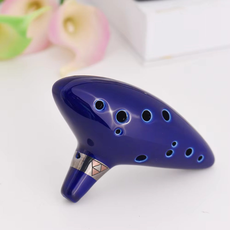 12 Hole Ocarina Ceramic Alto C - Musical Instrument Book ulasan dan harga