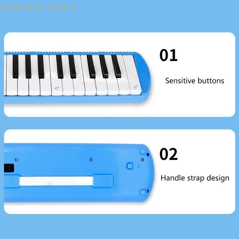 X7JD Multifuntional 32 Keys Me - Musical Instrument Melodica ulasan dan harga