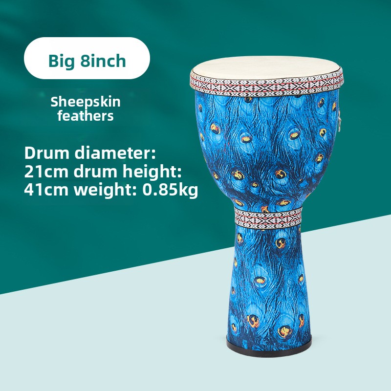 8 inch African  Large 8 Hand D - Bongo Drum Set ulasan dan harga
