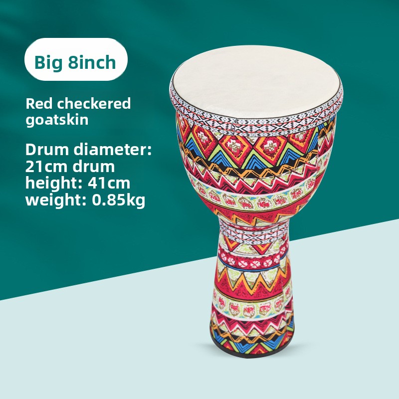 8 inch African  Large 8 Hand D - Bongo Drum Set ulasan dan harga