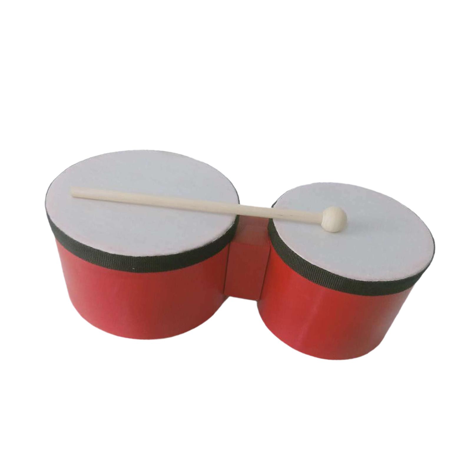 Bongo Drum Wooden Percussion A - Bongo Drum Set ulasan dan harga
