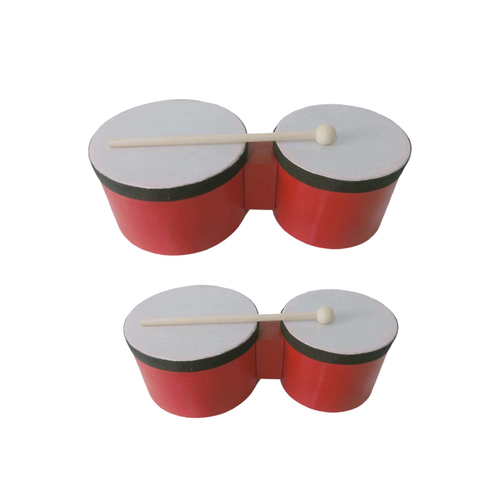 Bongo Drum Wooden Percussion A - Bongo Drum Set ulasan dan harga