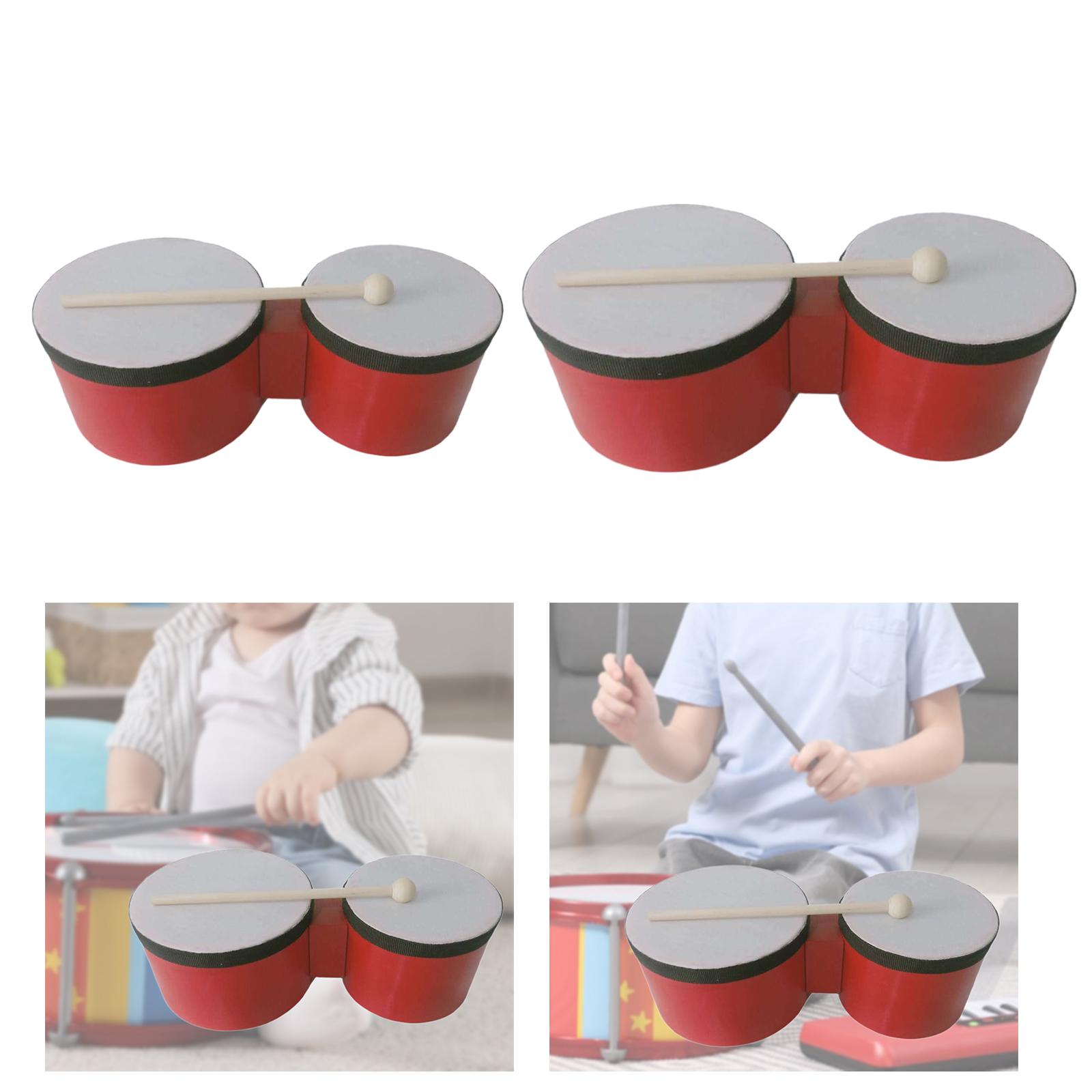 Bongo Drum Wooden Percussion A - Bongo Drum Set ulasan dan harga