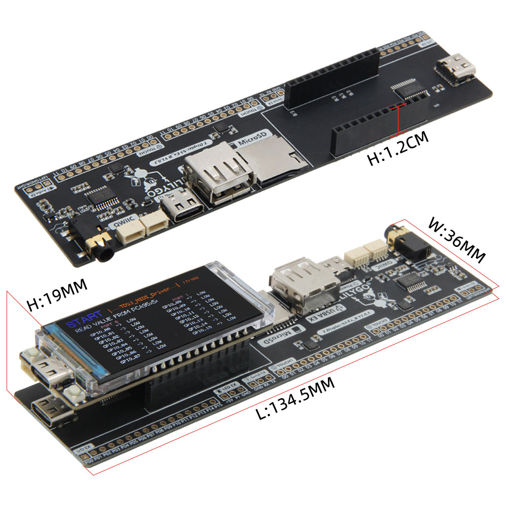 T-Display-S3 MIDI Shield Devel - Musical Instrument Digital Interface ulasan dan harga