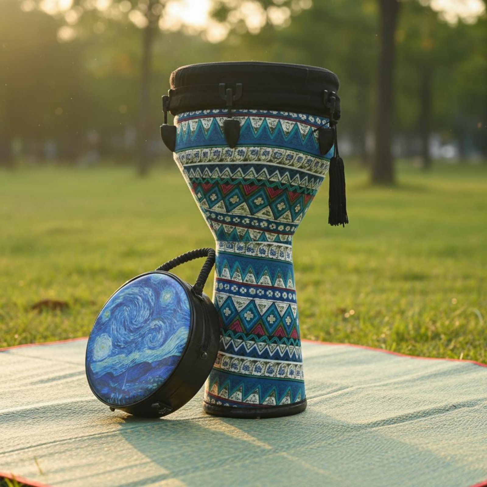 African Djembe Drum Includes C - Djembe Hand Drum ulasan dan harga