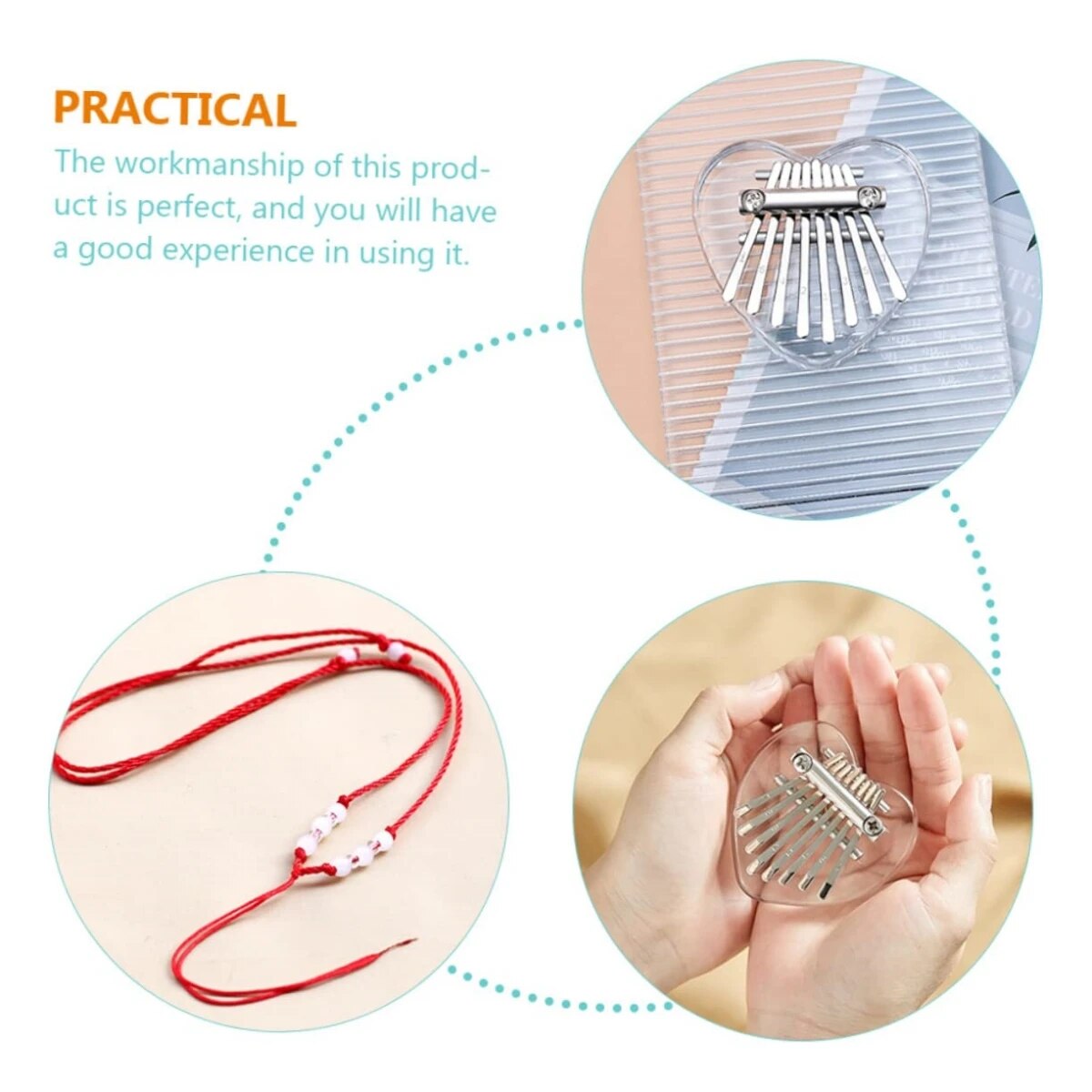 Miwayer 8 Keys Mini Kalimba Ra - Musical Instrument Names ulasan dan harga