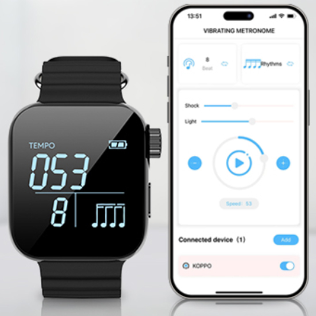 Wearable Vibrating Metronome 4 - Musical Instrument Names ulasan dan harga