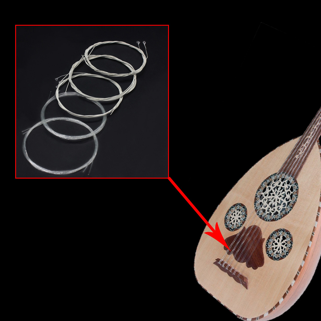 IRIN Oud Strings Turkey Oud Ar - Musical Instrument Names ulasan dan harga