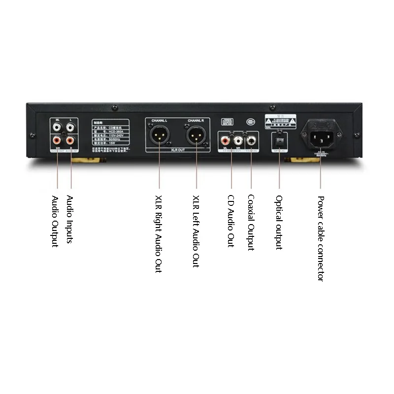 Audiophile HIFI CD Player Blue - Musical Instrument Digital Interface ulasan dan harga