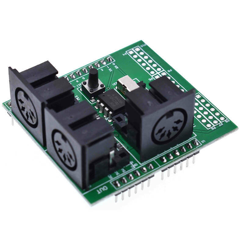 MIDI Shield music adapter boar - Musical Instrument Digital Interface ulasan dan harga