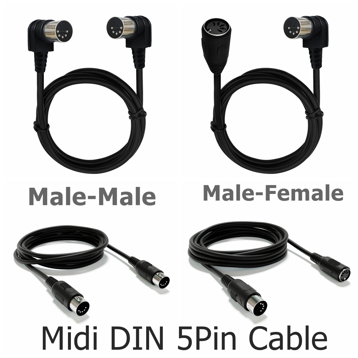 MIDI DIN 5PIN Male to Male Cab - Musical Instrument Digital Interface ulasan dan harga