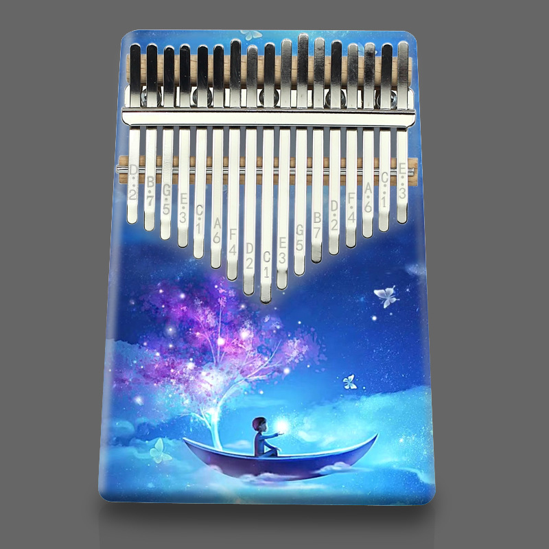 17-Tone Kalimba Color Thumb Pi - Musical Instrument Names ulasan dan harga