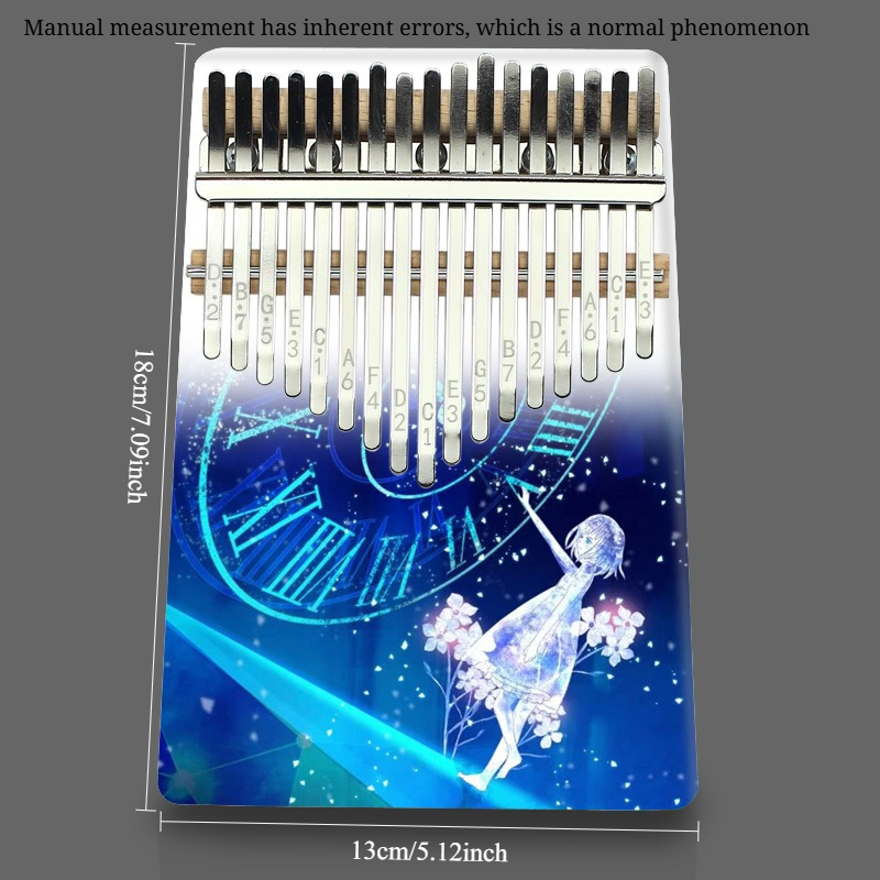 17-Tone Kalimba Color Thumb Pi - Musical Instrument Names ulasan dan harga