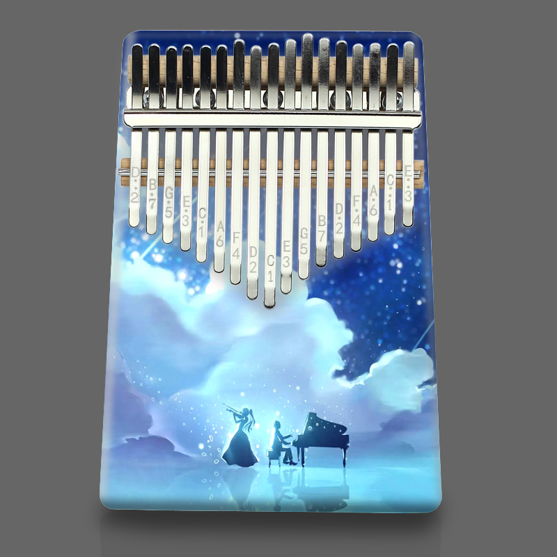 17-Tone Kalimba Color Thumb Pi - Musical Instrument Names ulasan dan harga