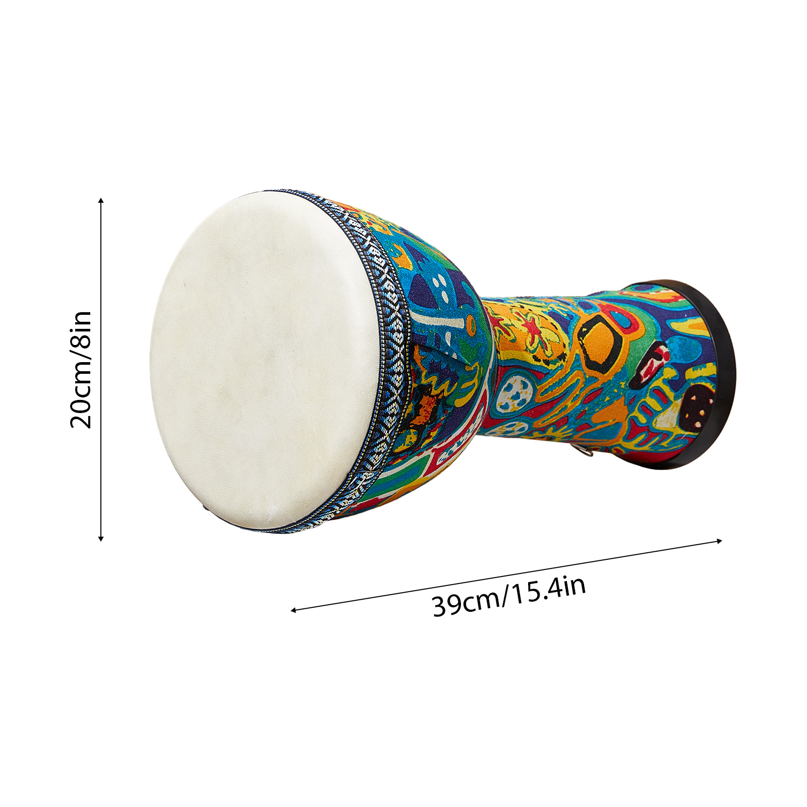 8 Inch African Drum Large 8 Ha - Bongo Drum Set ulasan dan harga