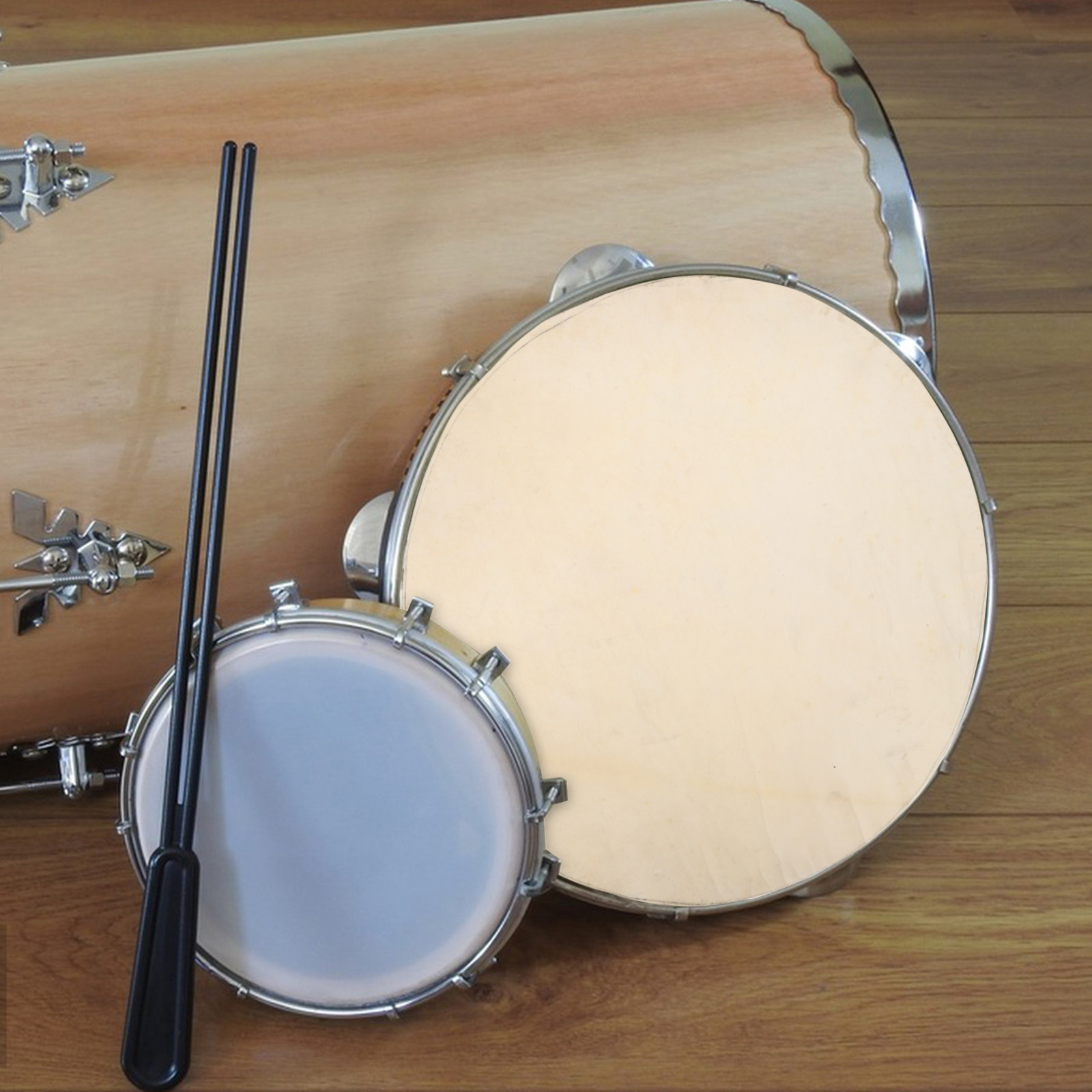 Goat Drum Skin Natural Replace - Djembe Hand Drum ulasan dan harga