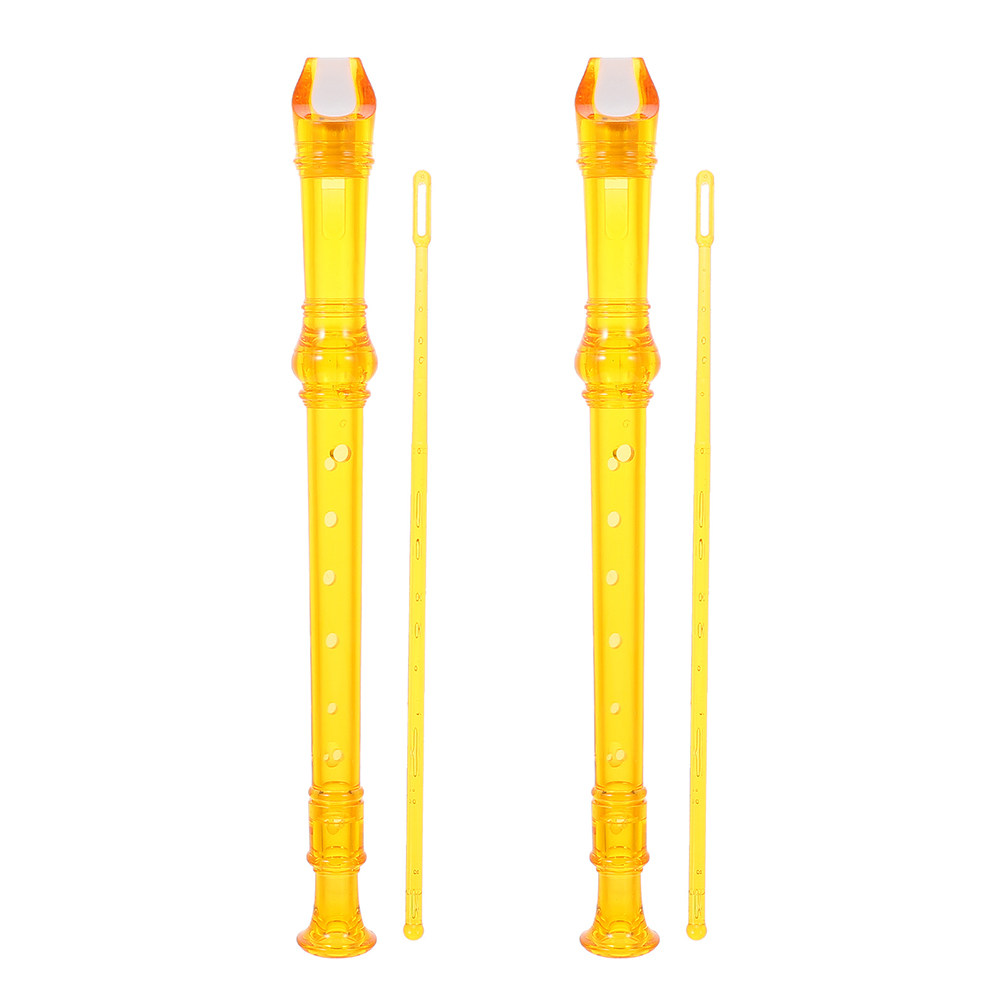 2Pcs Children Clarinet 8-Hole  - Soprano Recorder Plastic ulasan dan harga