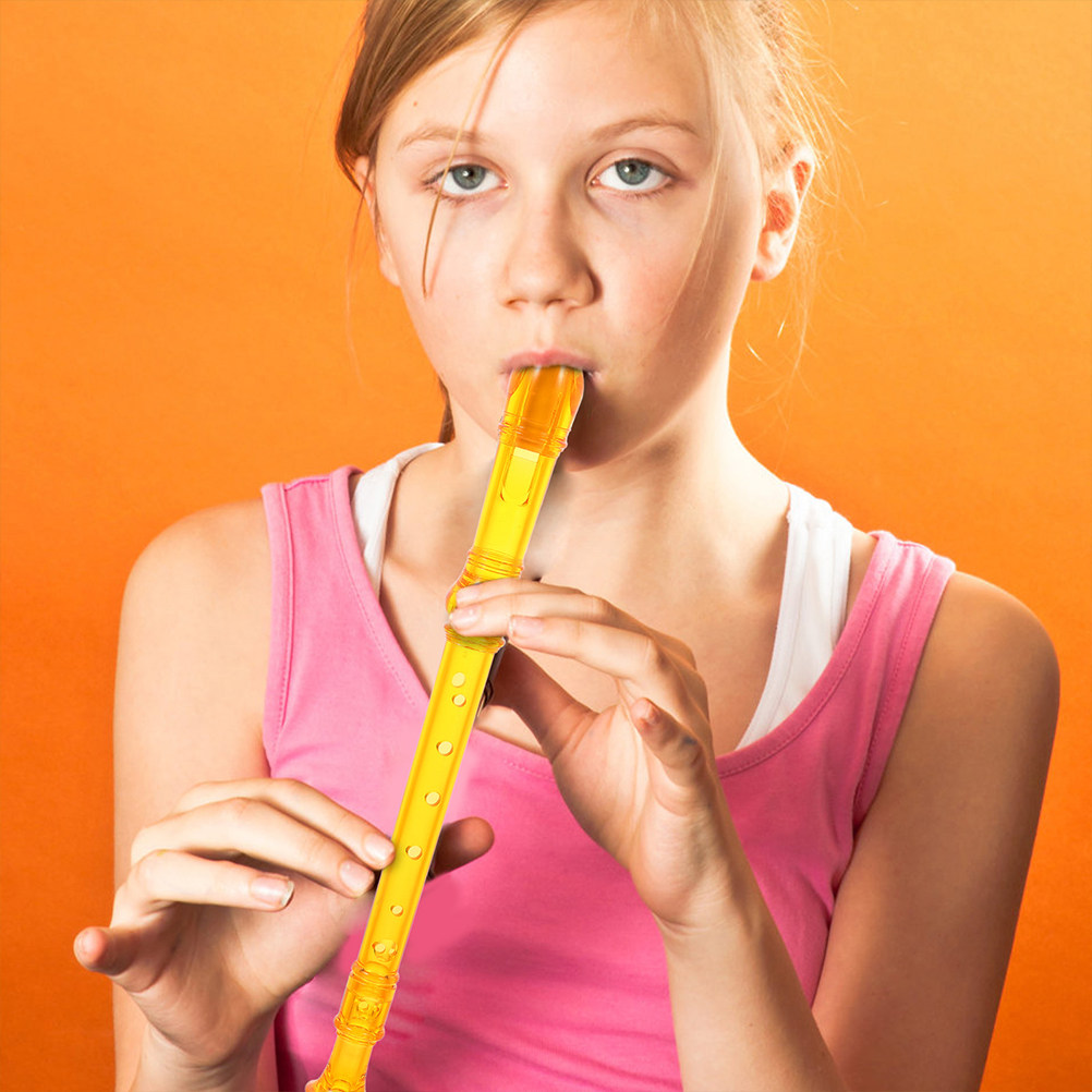 2Pcs Children Clarinet 8-Hole  - Soprano Recorder Plastic ulasan dan harga