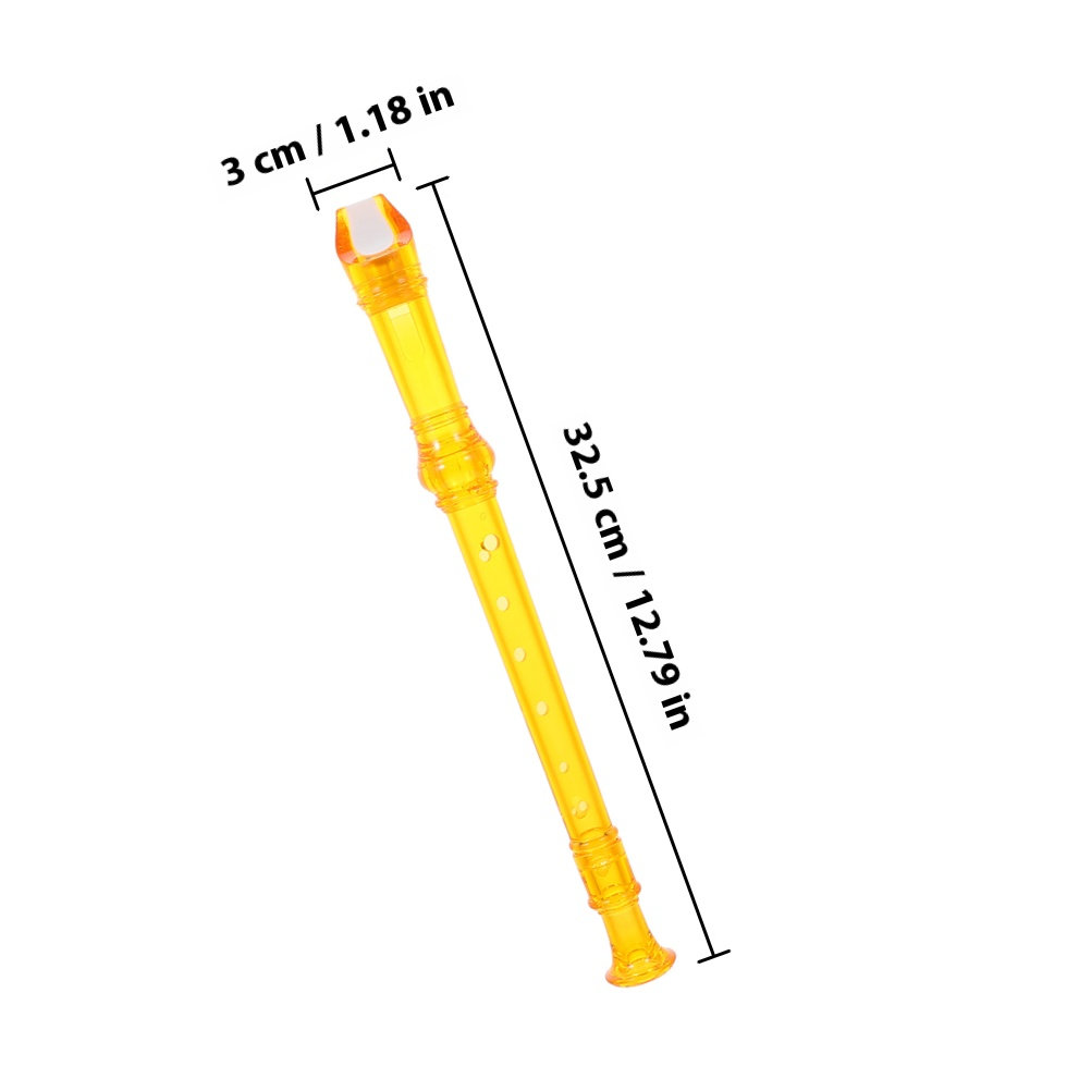 2Pcs Children Clarinet 8-Hole  - Soprano Recorder Plastic ulasan dan harga