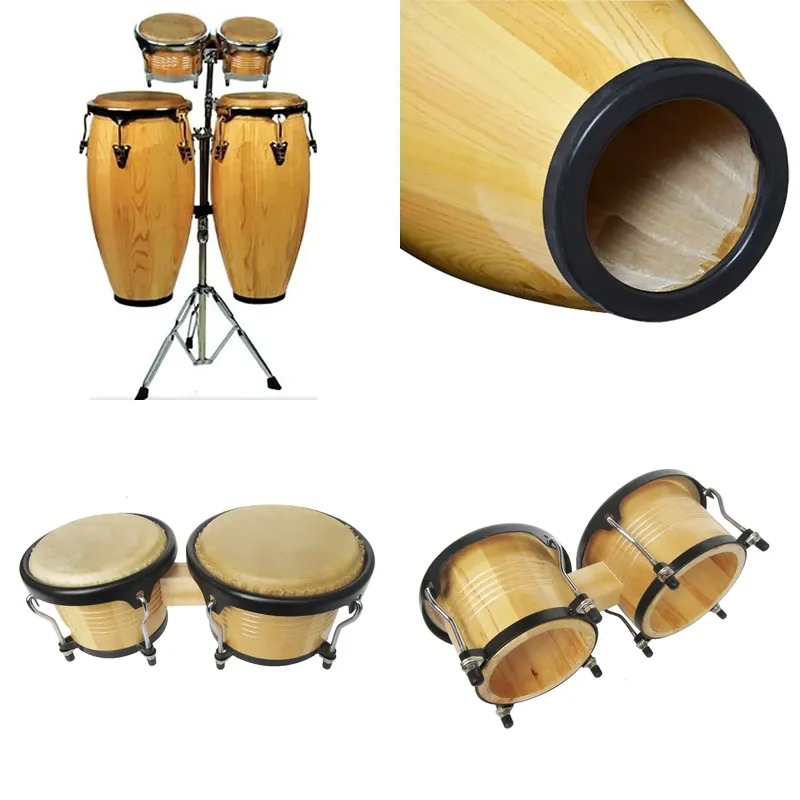 10 11 Inch Conga Drum Set with - Bongo Drum Set ulasan dan harga