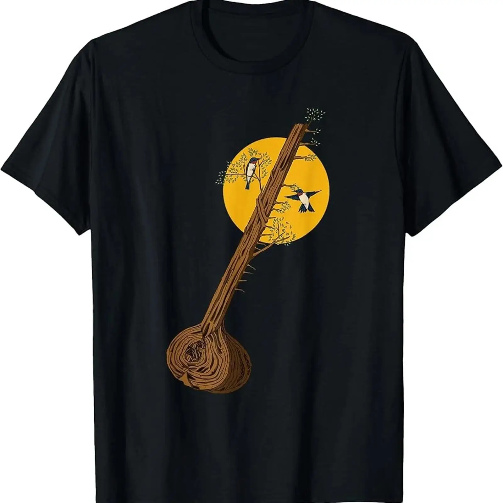 Sitar InstrumenT T Shirt Tree  - Musical Instrument Sitar ulasan dan harga