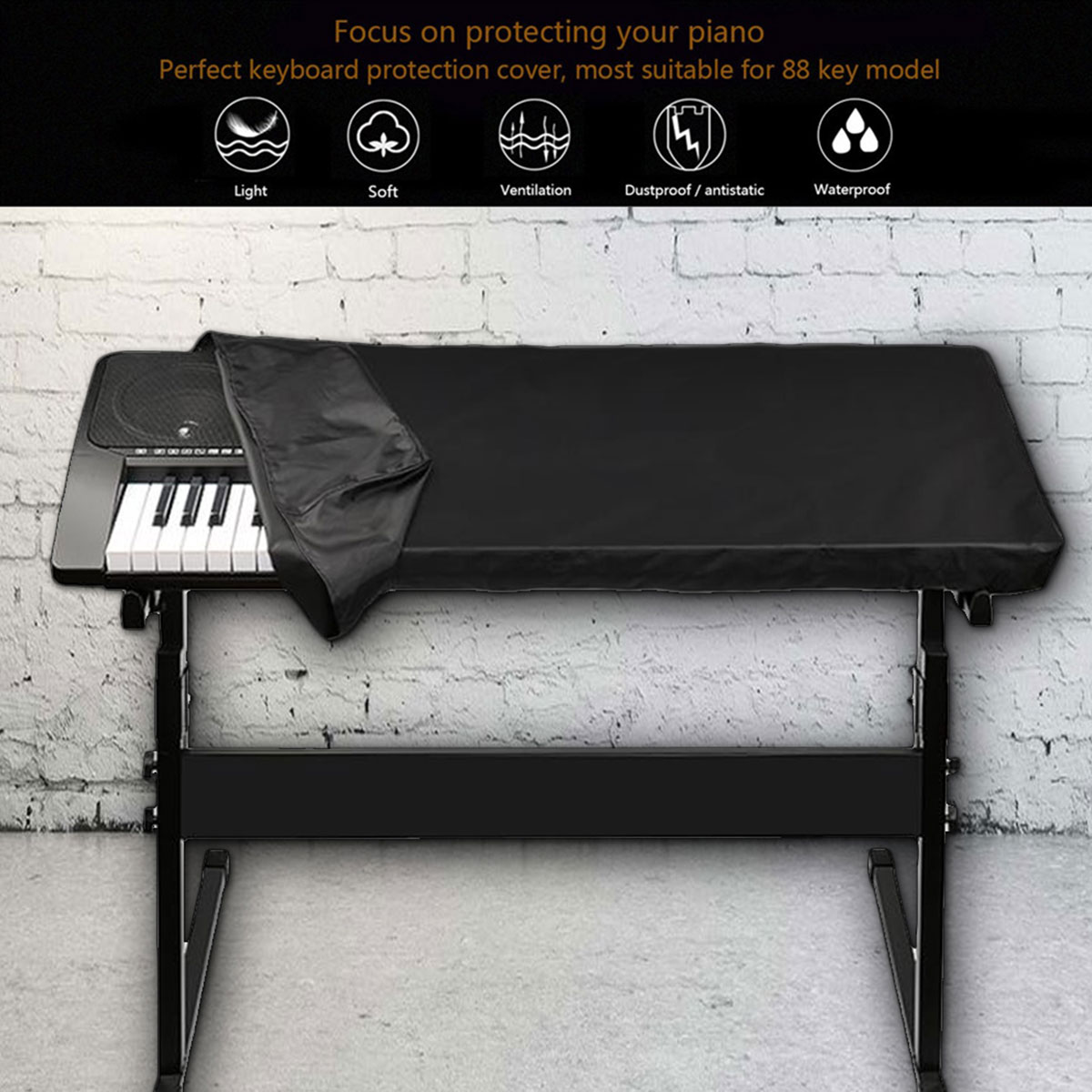 61/88-Key Electronic Piano Cov - Musical Instrument Names ulasan dan harga