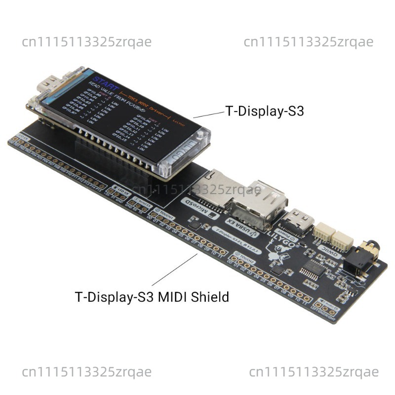 T-Display-S3 MIDI Shield Devel - Musical Instrument Digital Interface ulasan dan harga