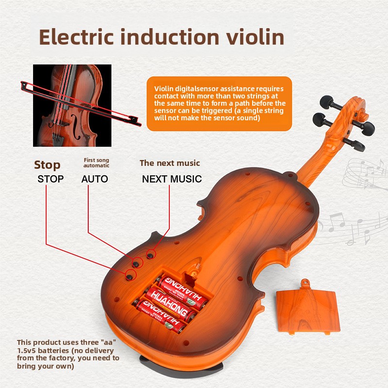 Acoustic Violin Toys Adjustabl - Musical Instrument Names ulasan dan harga