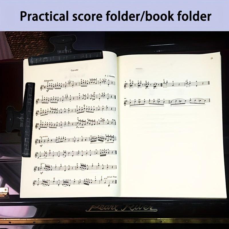 Sheet Music Clip Stationery Fo - Musical Instrument Book ulasan dan harga
