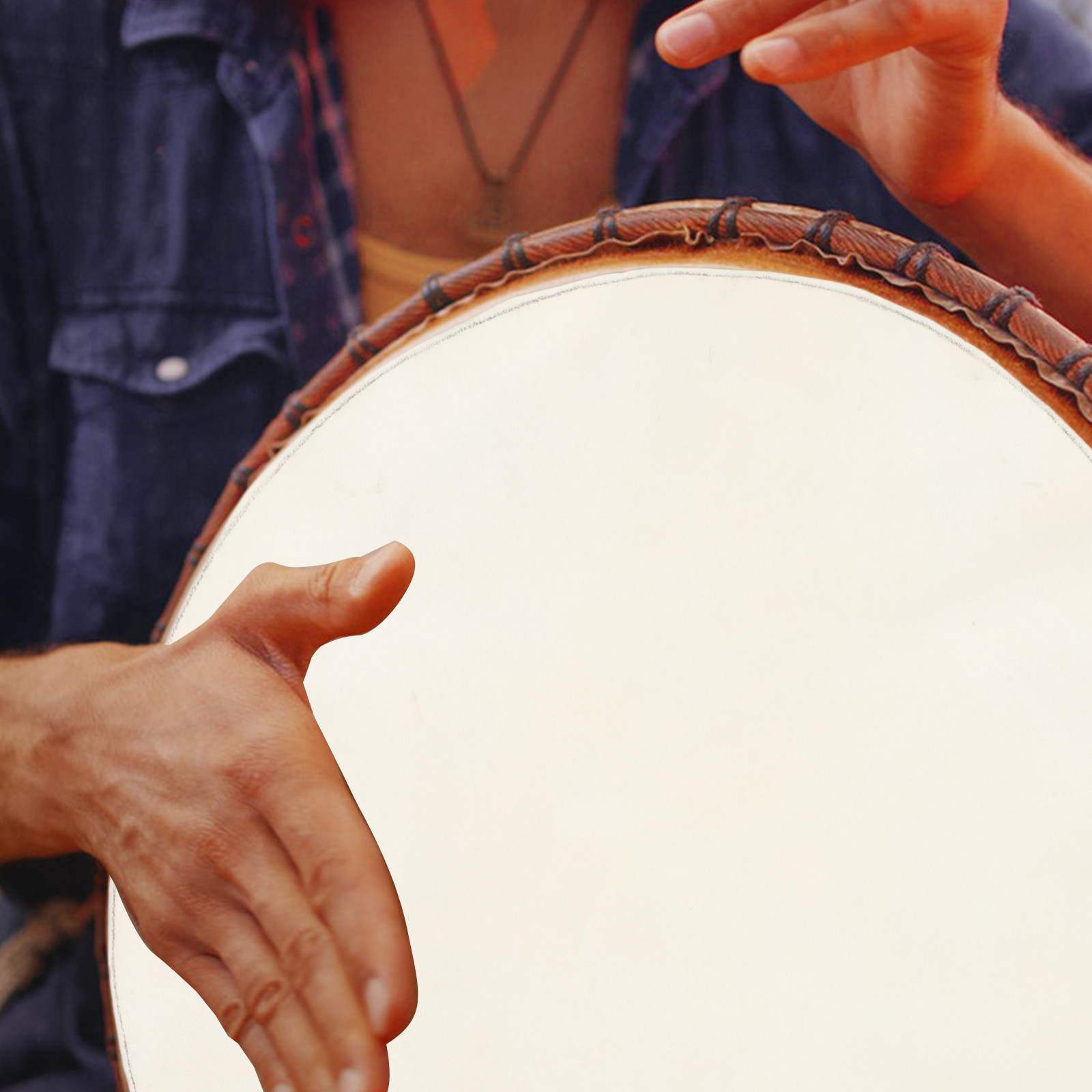 2pcs Goatskin Heads 40Cm Repla - Djembe Hand Drum ulasan dan harga