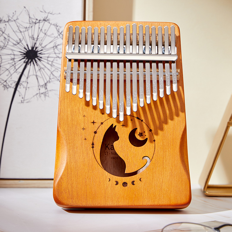 17 Keys Kalimba Gradient Color - Musical Instrument Book ulasan dan harga