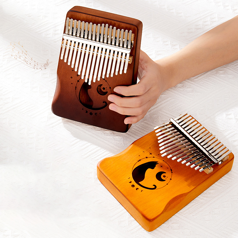 17 Keys Kalimba Gradient Color - Musical Instrument Book ulasan dan harga
