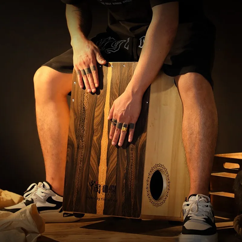 Solid Wood Cajon Box Drum Prof - Cajon Musical Instrument ulasan dan harga