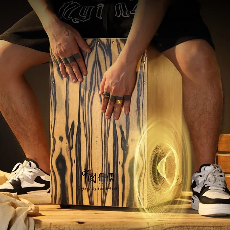 Solid Wood Cajon Box Drum Prof - Cajon Musical Instrument ulasan dan harga