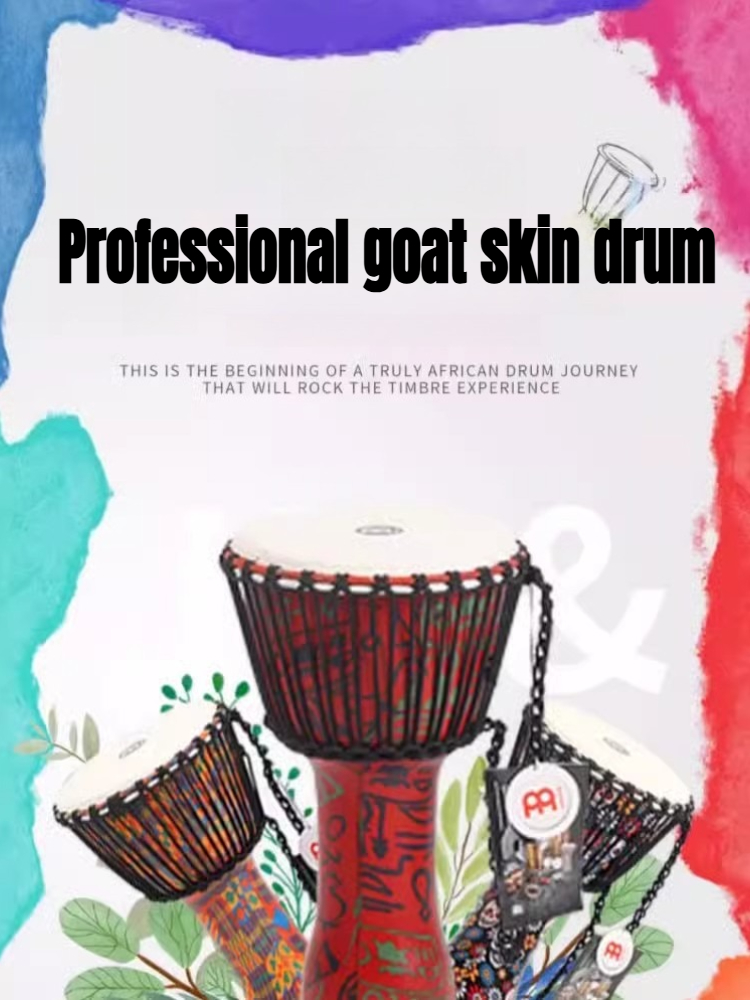 Goat African Drum Pvc Beginner - Djembe Hand Drum ulasan dan harga