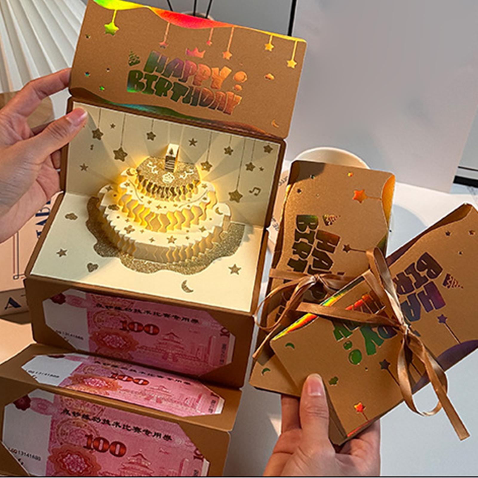 3D Cake Birthday Money Envelop - Cajon Musical Instrument ulasan dan harga