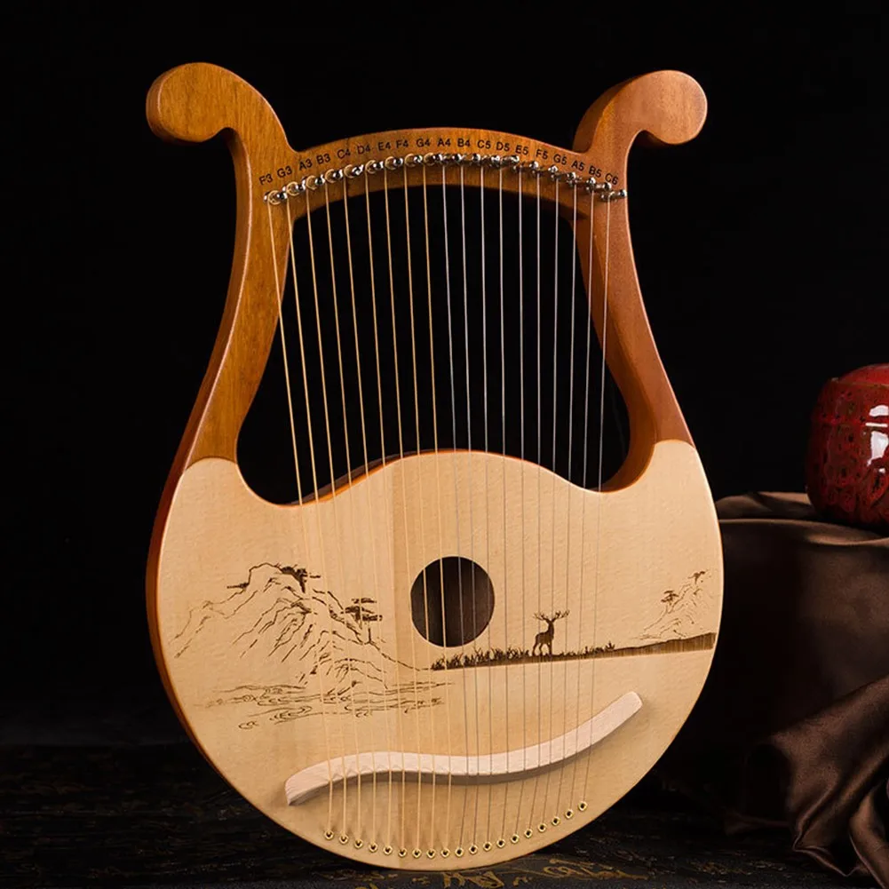 High Quality 19 String Lyre Ha - Musical Instrument Names ulasan dan harga
