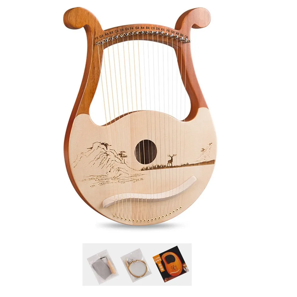 High Quality 19 String Lyre Ha - Musical Instrument Names ulasan dan harga